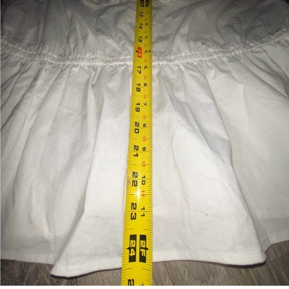 Off white Ruffle Sleeve Top Size Large MSRP $158 New with Tags!! - Picture 8 of 10